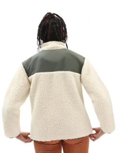 Vans Dreaming Sherpa Jacket - Bone White Clothing