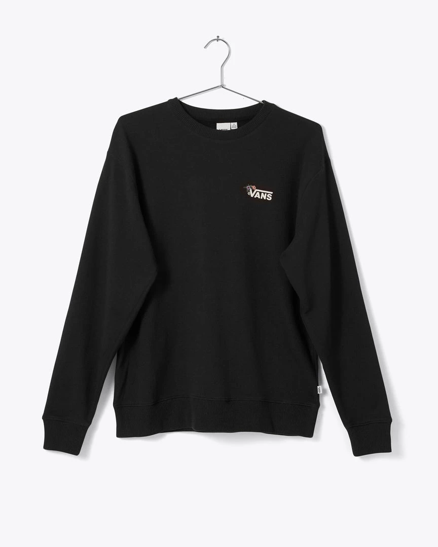 Vans Floral Crewneck Sweatshirt - Black 1 Vans Floral Crewneck Sweatshirt - Black