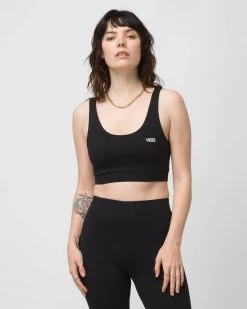 Vans NEW Flying V Bralette - Black