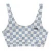 Vans NEW Flying V Print Bralette - Ashley Blue