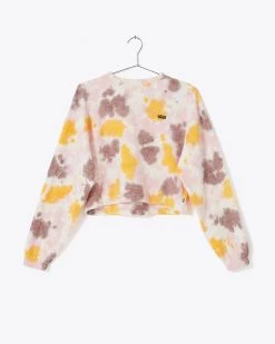 Vans Grunge Wash Crop Crew - Purple Dove Clothing