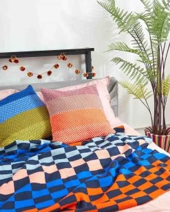 Verloop Living Rainbow Checkerboard Throw