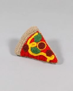 Ware Of The Dog Living Hand Knit Pizza Dog Toy