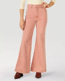 Wrangler Clothing Wanderer High Rise Flare - Rose