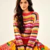 Farm Rio Fruit Dream Crochet Sweater Clothing