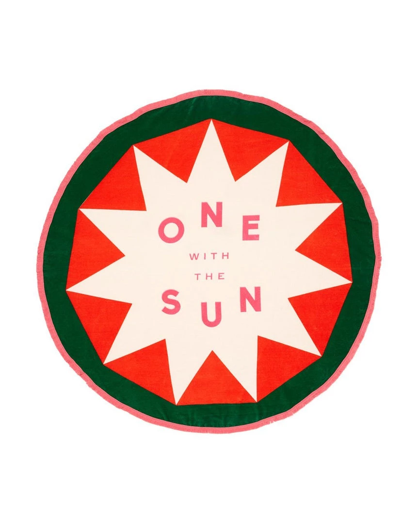 Ban.do Living All Around Giant Circle Towel - One With The Sun 2 Ban.do Living All Around Giant Circle Towel - One With The Sun