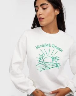 Ban.do Mental Oasis Balloon Sleeve Sweatshirt