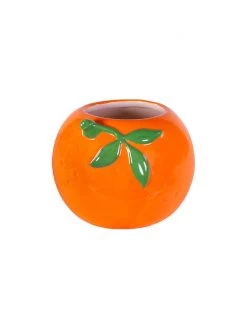 Steel Mill & Co. Ceramic Pencil Holder - Orange