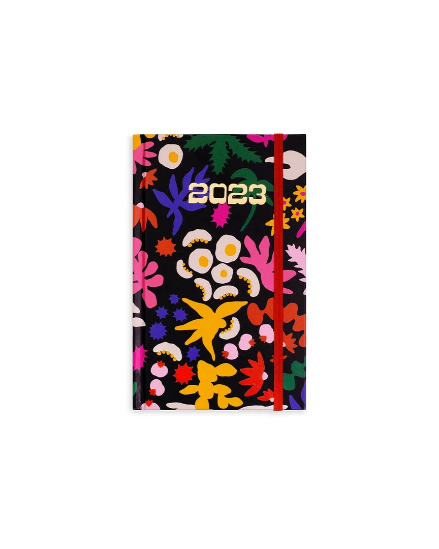Ban.do NEW Classic 12-Month Planner - Flower Power Black 1 Ban.do NEW Classic 12-Month Planner - Flower Power Black