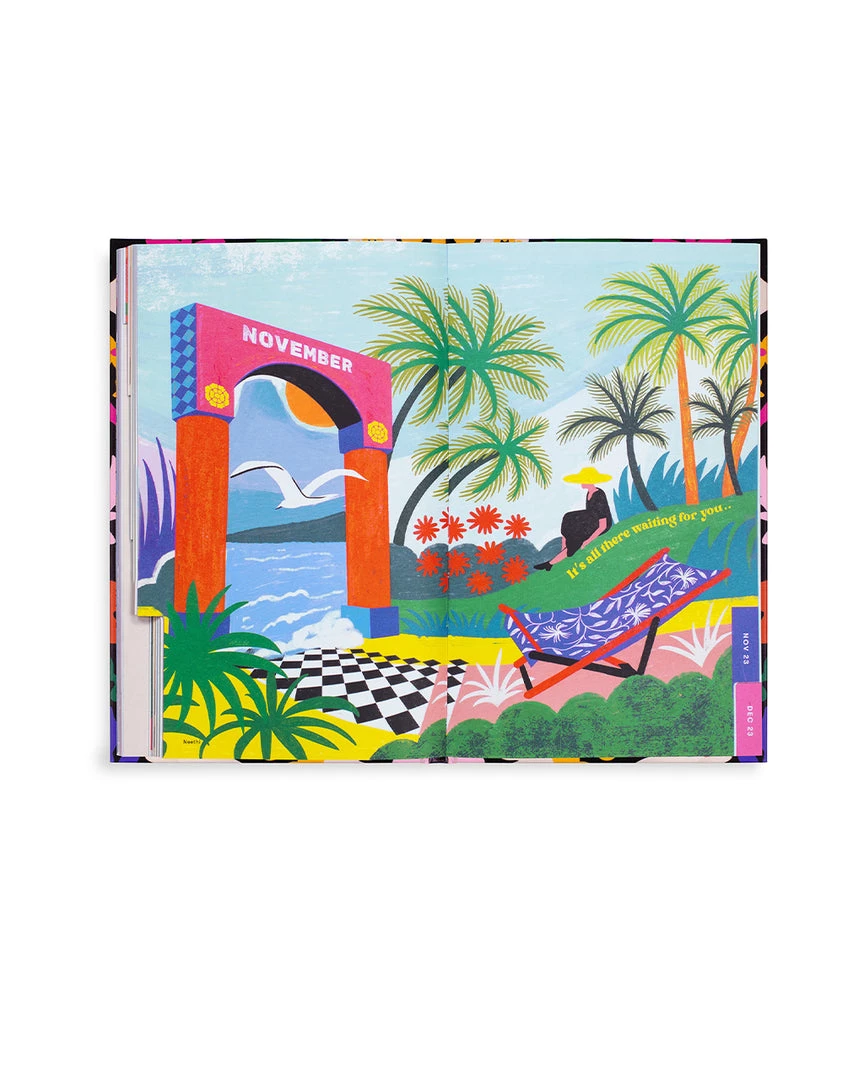 Ban.do NEW Classic 12-Month Planner - Flower Power Black 5 Ban.do NEW Classic 12-Month Planner - Flower Power Black