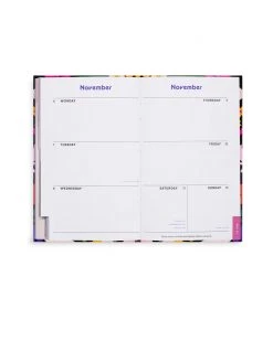 Ban.do NEW Classic 12-Month Planner - Flower Power Black 14 Ban.do NEW Classic 12-Month Planner - Flower Power Black