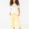 Ban.do Clothing Cropped Leisure Pants - Daisy Chain