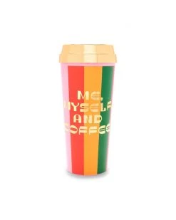 Ban.do Deluxe Hot Stuff Thermal Mug - Me, Myself, And Coffee