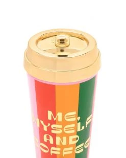 Ban.do Deluxe Hot Stuff Thermal Mug - Me, Myself, And Coffee