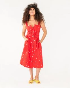 Ban.do Easy Button-Up Skirt - Daisy