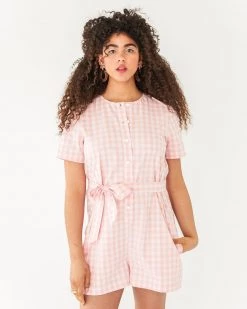 Ban.do Clothing Easy Romper - Picnic Plaid