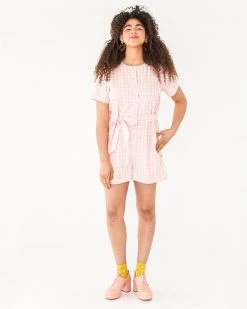 Ban.do Clothing Easy Romper - Picnic Plaid