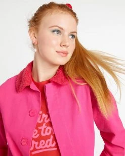 Ban.do Sherpa Work Jacket - Hot Pink