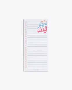 Ban.do Take Note! Magnetic Notepad - Face The Day