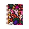 Ban.do Medium 12-Month Soft Cover Planner - Flower Power Black