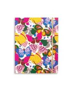 Ban.do Get It Together File Folder - Berry Butterfly White NEW
