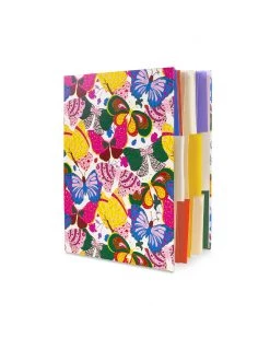 Ban.do Get It Together File Folder - Berry Butterfly White NEW