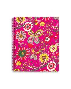 Ban.do Get It Together Spiral Pocket Folder - Magic Garden Hot Pink