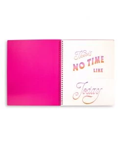 Ban.do Get It Together Spiral Pocket Folder - Magic Garden Hot Pink