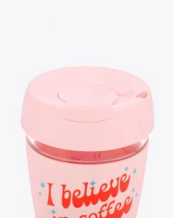 Ban.do Glass Travel Mug - I Believe In Coffee