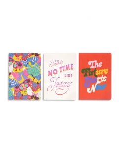 Ban.do NEW Hold That Thought Notebook Set - Berry Butterfly