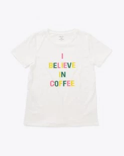 Ban.do Clothing I Believe In Coffee Tee - Multi