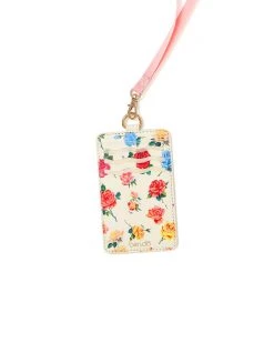 Ban.do Keep It Close Card Case With Lanyard - Coming Up Roses