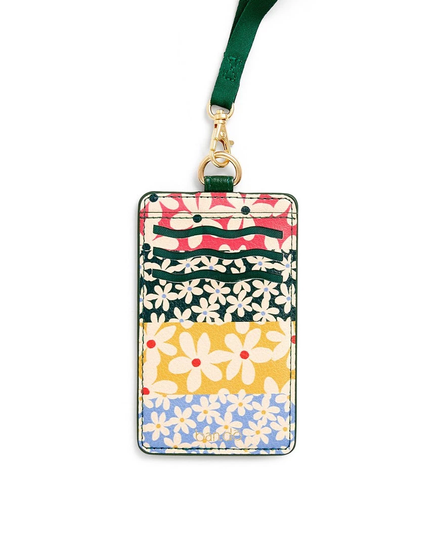 Ban.do Accessories Keep It Close Card Case With Lanyard - Daisies 3 Ban.do Accessories Keep It Close Card Case With Lanyard - Daisies