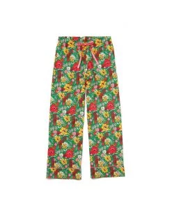 Ban.do Leisure Pants - Emerald Super Bloom Clothing