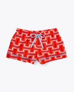 Ban.do Leisure Shorts - Basket Plaid Clothing
