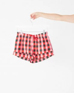 Ban.do Clothing Leisure Shorts - Buffalo Plaid