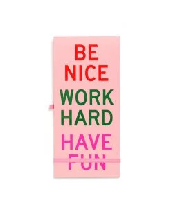 Ban.do Little Buddy Reporter Pad - Be Nice Have Fun Work Hard Planners + Desk