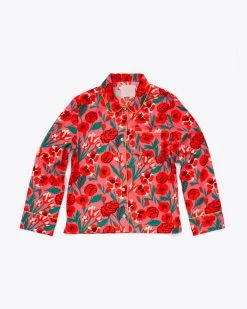Ban.do Long Sleeve Leisure Shirt - Pink Las Flores