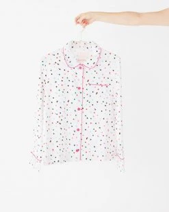 Ban.do Clothing Long Sleeve Leisure Shirt - Party Dots