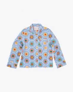 Ban.do Long Sleeve Leisure Shirt - Patchwork
