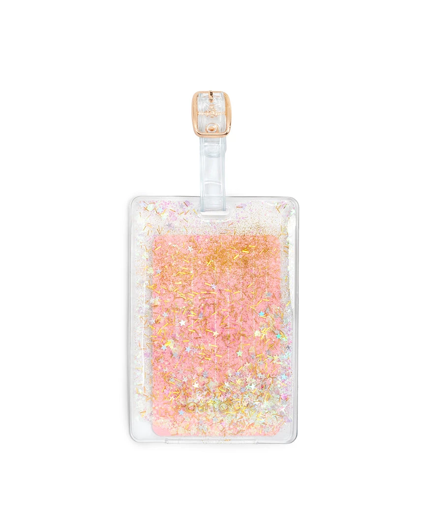 Ban.do Accessories Glitter Bomb Luggage Tag - Confetti 1 Ban.do Accessories Glitter Bomb Luggage Tag - Confetti
