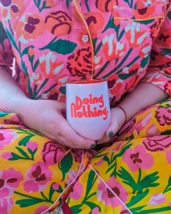 Ban.do Living Stainless Steel Wine Glass With Lid - Doing Nothing