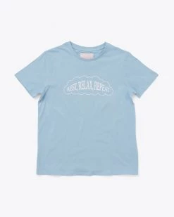 Ban.do Rest, Relax, Repeat Tee - Sky