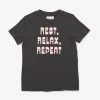 Ban.do Rest, Relax, Repeat Tee - Vintage Black Clothing