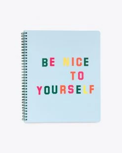 Ban.do Planners + Desk Rough Draft Large Notebook - Be Nice To Yourself
