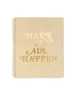 Ban.do Rough Draft Large Notebook - Make It Happen Planners + Desk