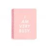 Ban.do Planners + Desk Rough Draft Mini Notebook - I Am Very Busy, Pink