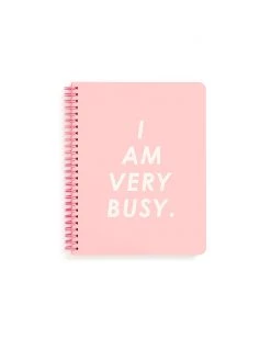 Ban.do Planners + Desk Rough Draft Mini Notebook - I Am Very Busy, Pink