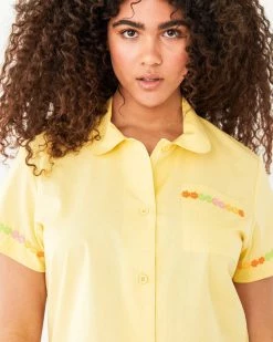 Ban.do Clothing Short Sleeve Leisure Shirt - Daisy Chain