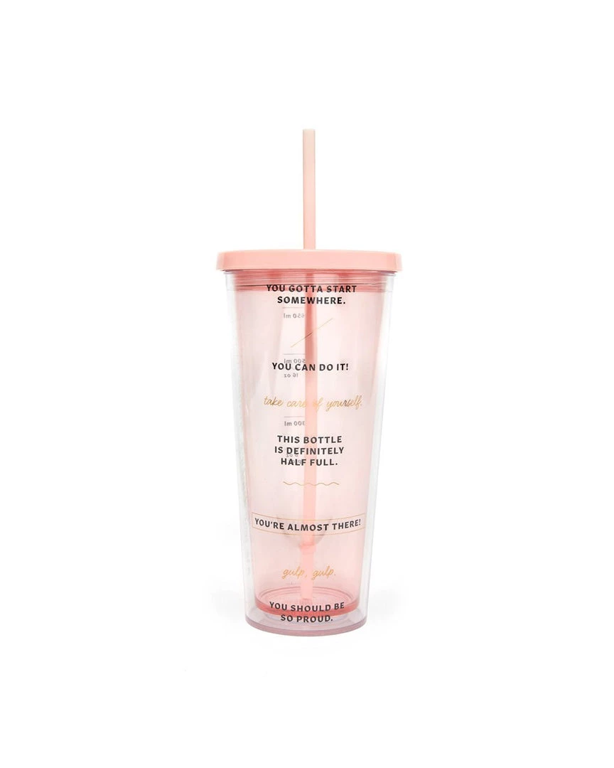 Ban.do Wellness 24 Oz. Sip Sip Tumbler With Straw - Drinking Enough Water? 1 Ban.do Wellness 24 Oz. Sip Sip Tumbler With Straw - Drinking Enough Water?